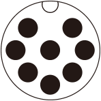 M12 Male Panel Mount Rear Fastened PCB Type Waterproof Connector Thread M12X3 (2)