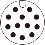 M12 Male Panel Mount Rear Fastened PCB Type Waterproof Connector Thread M12X3 (3)