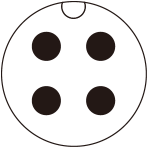 M12 Male Panel Mount Rear Fastened PCB Type Waterproof Connector Thread M12X3 (5)