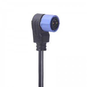 M25 公头直角新能源电动汽车锂电池连接器储能连接器