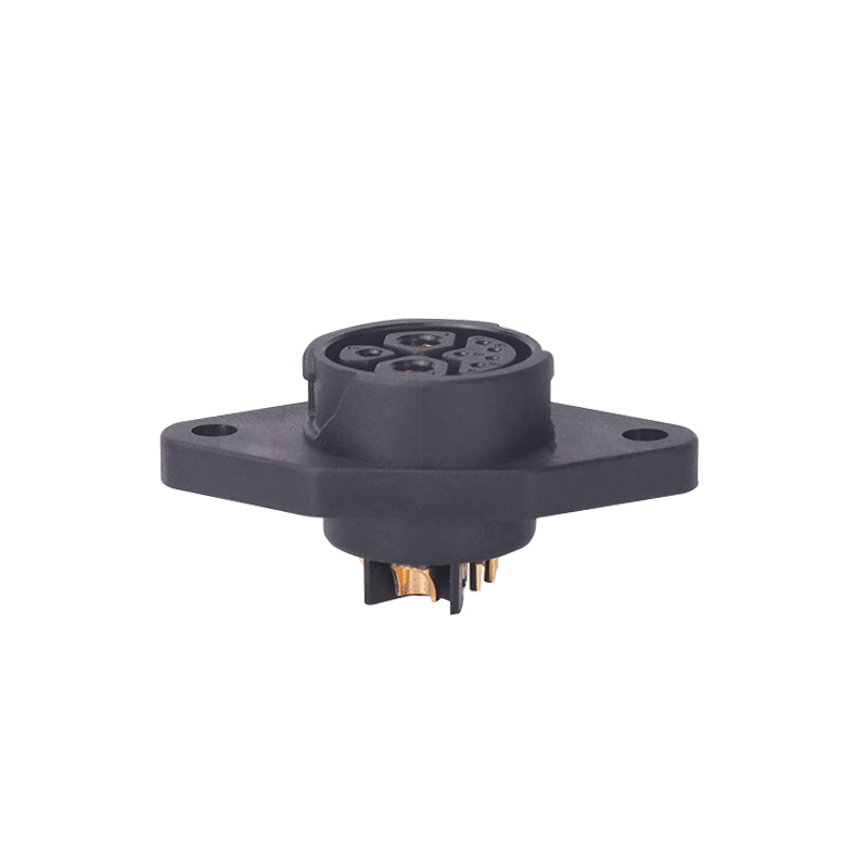 M25母头插座电动自行车防水连接器电源连接器，适用于电动自行车/电动自行车