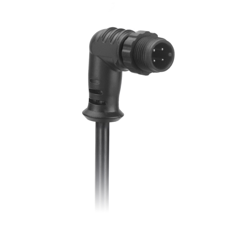 M12-Stecker, 3-17-poliger Winkelstecker aus Kunststoff, NEMA2000 IP67 wasserdicht, mit Verlängerungskabel